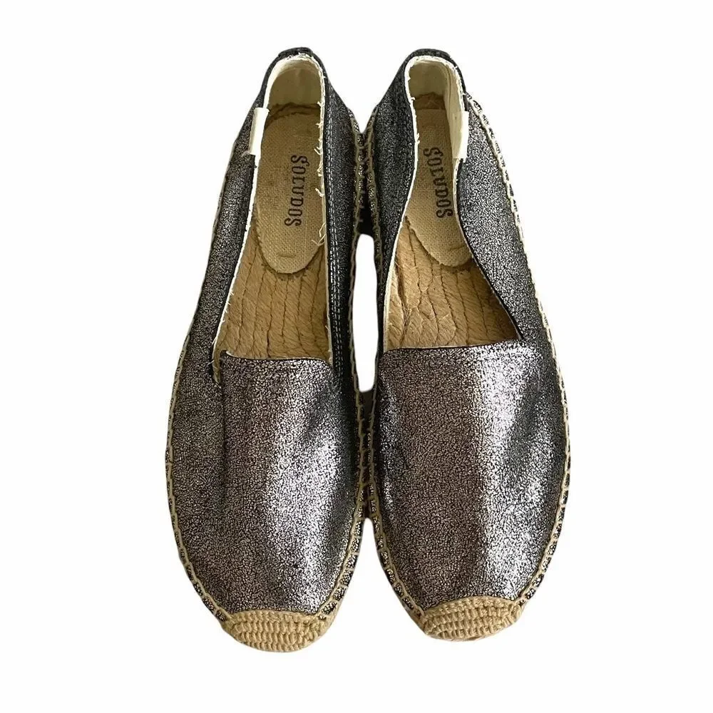 Soludos women metallic